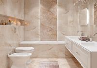 Керамическая плитка Cersanit Ivory бежевый IVU011D настенная 25х75 см — фото 2, Керамическая плитка