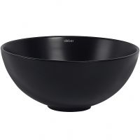 Раковина-чаша Abber Bequem 32 AC2106MB Черная матовая — фото 2, Раковины накладные