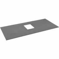 Столешница под раковину Allen Brau Infinity 100 1.21012.GR-S Графит структ — фото 1, Раковины