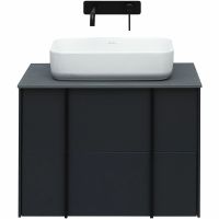 Тумба под раковину Allen Brau Reality 70 1.32004.AM подвесная Антрацит матовый — фото 3, Тумбы под раковину