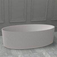 Ванна из искусственного камня Abber Stein 180x85 AS9627 без гидромассажа — фото 1, Ванны из искусственного камня