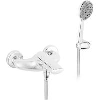 Смеситель для ванны Webert Aria AI850101844 Белый глянец — фото 1, Смесители