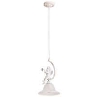 Подвесной светильник Artelamp Amur A1133SP-1WG Белый с золотом — фото 1, Подвесные светильники