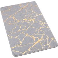Коврик для ванной комнаты Ростовская Мануфактура Сантехники Мрамор РМС К-06СР-50х80 Серый — фото 1, Аксессуары для туалета