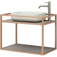 Товар: Консоль под раковину Allen Brau Liberty 75 1.33001.60 Медь браш - фото 3 Консоль под раковину Allen Brau Liberty 75 1.33001.60 Медь браш — фото 3, Мебель для ванной