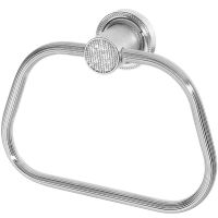 Кольцо для полотенец Boheme Royal Cristal 10925-CR-B Хром — фото 1, Полотенцедержатели