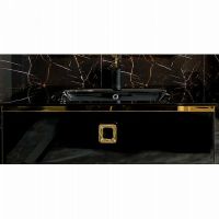 Тумба под раковину Boheme Armadi Art Lucido 100 770-100-B подвесная Черный глянец — фото 1, Мебель для ванной