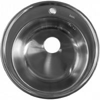 Кухонная мойка Iddis Basic 51 BAS51S0i77 Хром — фото 1, Кухонные мойки