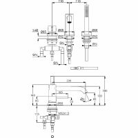 Товар: Смеситель на борт ванны Kludi Bozz 384480576 Хром - фото 2 Смеситель на борт ванны Kludi Bozz 384480576 Хром — фото 2, Смесители