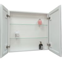 Товар: Зеркальный шкаф Reflection Chill 800х800 RF2315CH с подсветкой Белый матовый - фото 3 Зеркальный шкаф Reflection Chill 800х800 RF2315CH с подсветкой Белый матовый — фото 3, Мебель для ванной