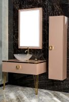 Товар: Тумба под раковину Boheme Armadi Art Lucido 100 770-100-Rose подвесная Пыльная роза - фото 5 Тумба под раковину Boheme Armadi Art Lucido 100 770-100-Rose подвесная Пыльная роза — фото 5, Мебель для ванной