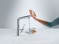 Смеситель для кухни Hansgrohe Metris Select M71 14847000 Хром — фото 5, Смесители для кухни