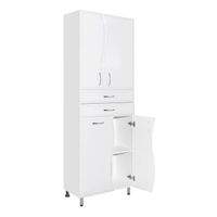 Шкаф пенал Style Line Волна 70 ЛС-000010050 Белый — фото 4, Пеналы для ванной комнаты