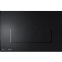 Клавиша смыва Kerama Marazzi FPS.A.BLK.M Черная матовая — фото 1, Кнопки смыва