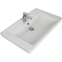 Тумба с раковиной Brevita Gloster 80 УТ000012447 Графит матовый — фото 8, Мебель для ванной