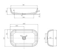 Тумба с раковиной Aquaton Терра 105 1A2469K2TEKA0 подвесная Дуб кантри Антрацит — фото 11, Тумбы с раковиной