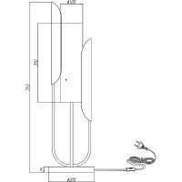 Товар: Настольная лампа Maytoni Table Floor Сipresso Z014TL-01G Белая Золото - фото 4 Настольная лампа Maytoni Table Floor Сipresso Z014TL-01G Белая Золото — фото 4, Настольные лампы