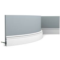 Плинтус Orac Decor SX195F 2000x80x19 мм — фото 1, Плинтуса напольные