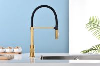 Смеситель для кухни Paulmark Halt Ha214021-BG Брашированное золото — фото 2, Смесители для кухни