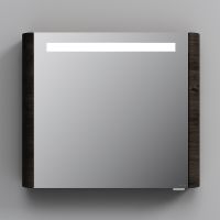 Зеркальный шкаф AM.PM Sensation 80 M30MCR0801TF Табачный дуб — фото 5, Зеркальные шкафы в ванную