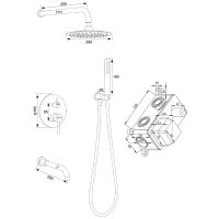 Товар: Душевая система Ростовская Мануфактура Сантехники SUS129-1S Нержавеющая сталь - фото 6 Душевая система Ростовская Мануфактура Сантехники SUS129-1S Нержавеющая сталь — фото 6, Душевое оборудование. Душевая программа