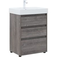 Тумба под раковину Aquanet Nova Lite 60 302470 Дуб рошелье — фото 1, Тумбы под раковину