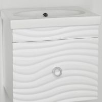 Тумба под раковину Style Line Вероника 60 Люкс Plus подвесная Белый глянец арт-ЛС-00000727 — фото 4, Тумбы под раковину