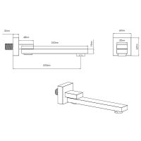 Излив для смесителя Vincea VSWS-41CH Хром — фото 2, Комплектующие для душевого оборудования