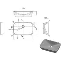 Товар: Раковина-чаша Ravak Ceramic R 60 XJX01160002 Белая - фото 6 Раковина-чаша Ravak Ceramic R 60 XJX01160002 Белая — фото 6, Раковины накладные