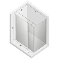 Товар: Душевой уголок New Trendy New Soleo Chrome 100х110 K-0633 профиль Хром стекло прозрачное - фото 7 Душевой уголок New Trendy New Soleo Chrome 100х110 K-0633 профиль Хром стекло прозрачное — фото 7, Душевые уголки