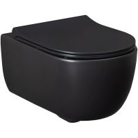 Унитаз Allen Brau Priority 4.31001.31 подвесной Черный матовый без сиденья — фото 1, Подвесные унитазы