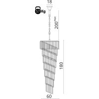 Товар: Люстра Divinare Charlotte 3011/01 SP-15 Прозрачная Черная - фото 5 Люстра Divinare Charlotte 3011/01 SP-15 Прозрачная Черная — фото 5, Люстры