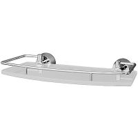 Стеклянная полка FBS Vizovice VIZ 013 Хром — фото 1, Полки для ванной и душа