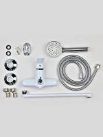 Товар: Смеситель для ванны Viko V-4145 универсальный Белый Хром - фото 5 Смеситель для ванны Viko V-4145 универсальный Белый Хром — фото 5, Смеситель для ванны