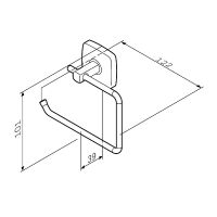 Товар: Держатель туалетной бумаги AM.PM Gem Хром арт-A9034100 - фото 8 Держатель туалетной бумаги AM.PM Gem Хром арт-A9034100 — фото 8, Держатели туалетной бумаги