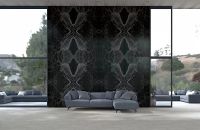 Керамогранит Kutahya Black Calacatta Kristal Parlak Nano Rectified 60х120 см — фото 3, Керамогранит