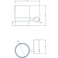 Товар: Стакан для зубных щеток Haiba Хром арт-HB8406 - фото 2 Стакан для зубных щеток Haiba Хром арт-HB8406 — фото 2, Стаканы для зубных щеток