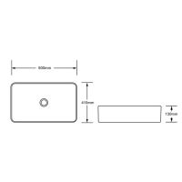 Раковина-чаша SantiLine 50 SL-1051LG Светло-зеленая матовая — фото 2, Раковины накладные