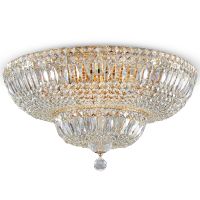 Люстра Maytoni Royal Classic Basfor DIA100-CL-16-G Прозрачная Золото Антик — фото 1, Люстры