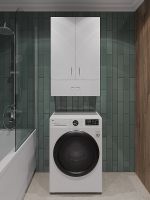 Подвесной шкаф Orange Смайл 60 SM-60SR1 Белый — фото 5, Шкафы для ванной