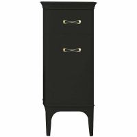 Тумба BelBagno Prado 45 PRADO-1100-AC-PC-NL Nero Laccato Lucido — фото 1, Комоды и тумбы для ванной комнаты