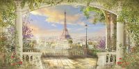 Товар: Фреска Ortograf Париж 10582 Фактура бархат FX Флизелин (5,4*2,7) Разноцветный, Город/Цветы - фото 2 Фреска Ortograf Париж 10582 Фактура бархат FX Флизелин (5,4*2,7) Разноцветный, Город/Цветы — фото 2, Фрески