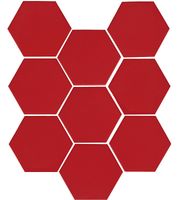 Керамогранит Kerama Marazzi Кальсада красный натуральный SG1009N 10,4х12 см — фото 1, Керамогранит