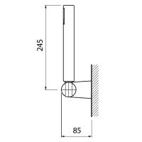 Душевой гарнитур Webert Comfort AC0116015 Хром — фото 3, Душевые гарнитуры на штанге