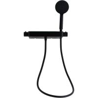 Смеситель для душа Allen Brau Fantasy с термостатом Черный матовый арт-5.11002-31 — фото 5, Смеситель для душа