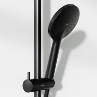 Душевая система Damixa Jupiter 977750300 с термостатом Черная матовая — фото 6, Душевое оборудование. Душевая программа