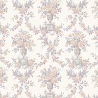 Обои LOYMINA La Belle Epoque BQ2 001 Винил на флизелине (1*10,05) Серый/Бежевый, Цветы/Дамаск — фото 1, Обои для стен