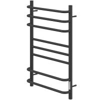 Электрический полотенцесушитель Point Сатурн PN90858B П8 500x800 диммер справа Черный — фото 2, Электрические полотенцесушители