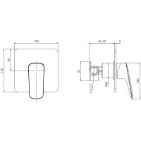 Товар: Смеситель для душа Aquatek Вега AQ1066MB Черный матовый - фото 2 Смеситель для душа Aquatek Вега AQ1066MB Черный матовый — фото 2, Смеситель для душа