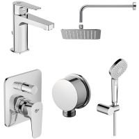 Комплект смесителей Ideal Standard Esla BD002XC Хром — фото 1, Готовые комплекты для ванной комнаты